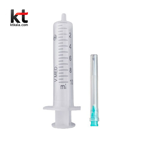 vmed10 سرنگ ۱۰ سی سی V.MED (ورید) مدل لوئراسلیپ