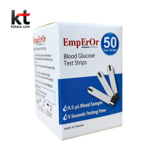 نوار تست قند خون امپرور EmpErOr بسته ۵۰ عددی | دقت بالا، پاسخ سریع