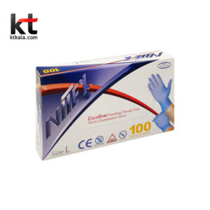 دستکش نیتریل آبی نیتکس